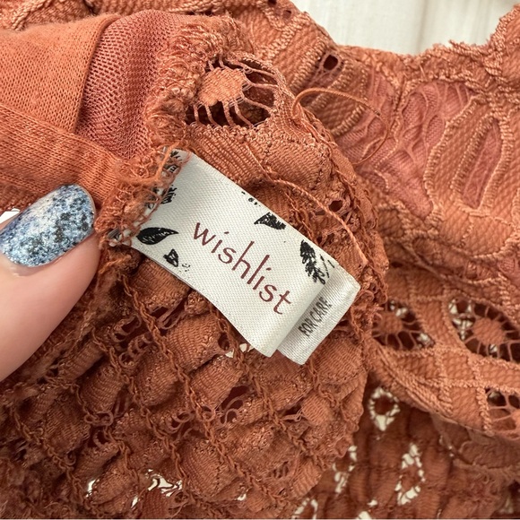 🌈5/$25 BUNDLE! Wishlist Dark Coral Salmon Adjustable Strappy Lace Bralette - Picture 5 of 6